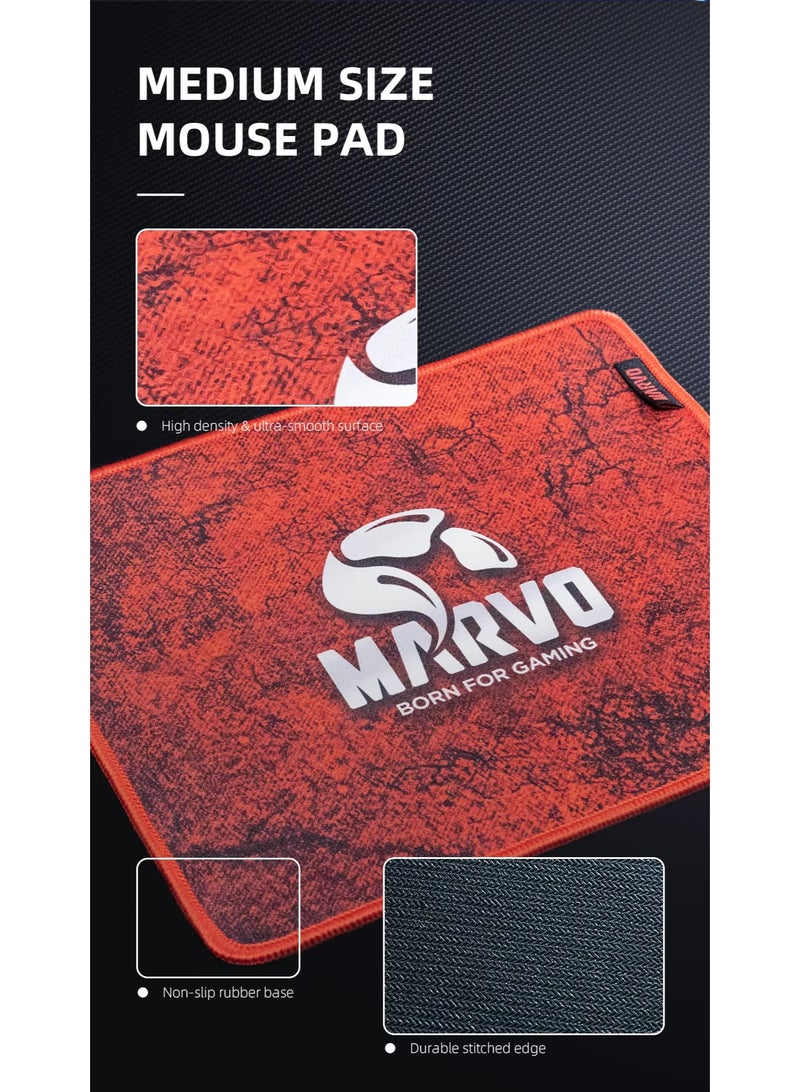 مارفو 4-in-1 RGB Gaming Combo Kit | Full Gaming Setup with RGB Backlit Keyboard, 8000 DPI Programmable Mouse, 7.1 Surround Sound Headset & Anti-Slip Mouse Pad | Pro Gamer Bundle for PC & Laptop | Ultimate RGB Gaming Peripheral Set for Immersive Gameplay, FPS, MOBA, and Esports | Durable Membrane Keyboard, Adjustable DPI Mouse, Crystal-Clear Audio Headset, Plug & Play USB Compatibility | All-in-One Gaming Kit for Beginners & Pros | Stylish Rainbow Lighting & Ergonomic Design | Ideal Gaming Gift Set for Streamers & Enthusiasts - Image 3