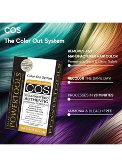 POWERTOOLS COS, The Original Color Out System | Guaranteed Authentic Original Formula l Safely Remove Semi & Permanent Hair Color | Ammonia Free  - Image 3