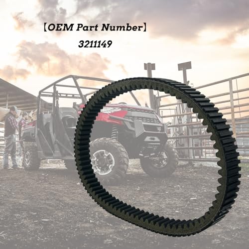MOTOBULL 3211149 CVT Drive Belt Compatible with 2013-2019 Polaris Ranger XP 900 / XP 900 Crew，2016+ Polaris Ranger 570 - Image 2