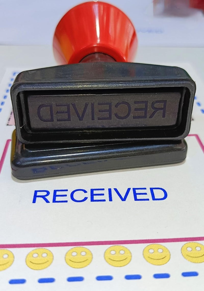 ACGL Self Ink Pri-Ink Pocket Stamp (Received) – Compact, Fast-Drying, Heavy-Duty Office Rubber Stamp for Paper & Documents | Pre-Inked & Portable Design - Image 1