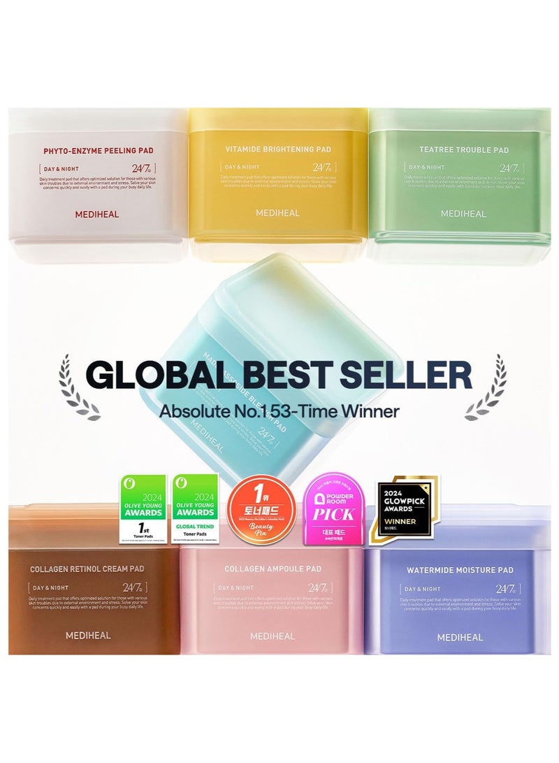 MEDIHEAL Teatree Trouble Pad | Square Cotton Facial Toner Pads With Tea Tree & Lactobacillus | Soothing Pads To Calm Sensitive & Acne Prone Skin-| Vegan Face Gauze Pads | 100 Pads  - Image 2
