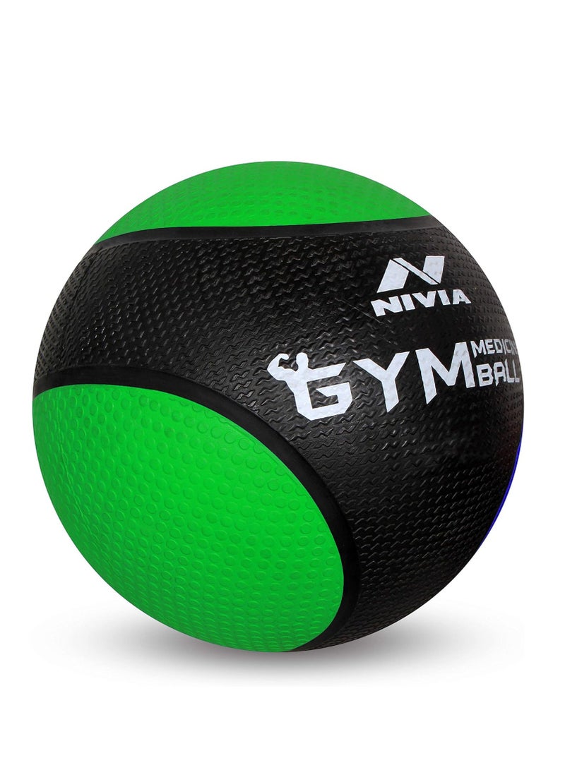 Nivia Medicine Ball for Strength Training & Workouts | Durable Rubber | Non-Slip Grip | Ideal for Fitness, Pilates, Therapy & Balance Training | For Men & Women - Image 3