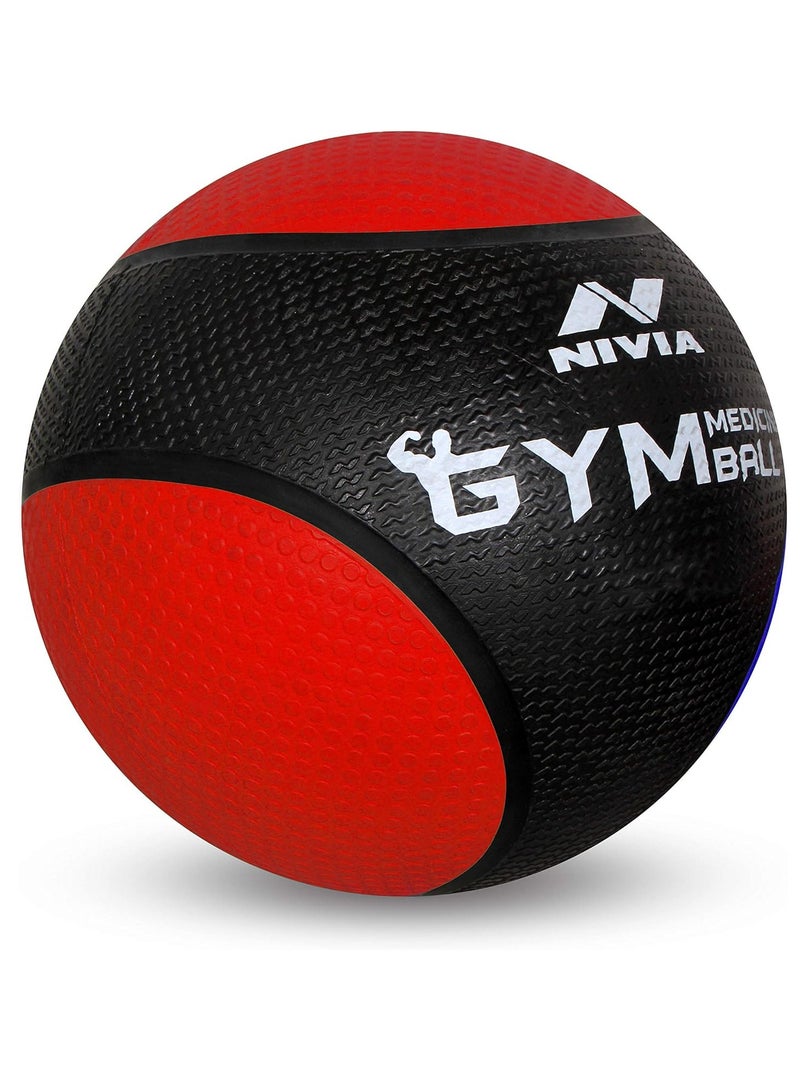 Nivia Medicine Ball for Strength Training & Workouts | Durable Rubber | Non-Slip Grip | Ideal for Fitness, Pilates, Therapy & Balance Training | For Men & Women - Image 5