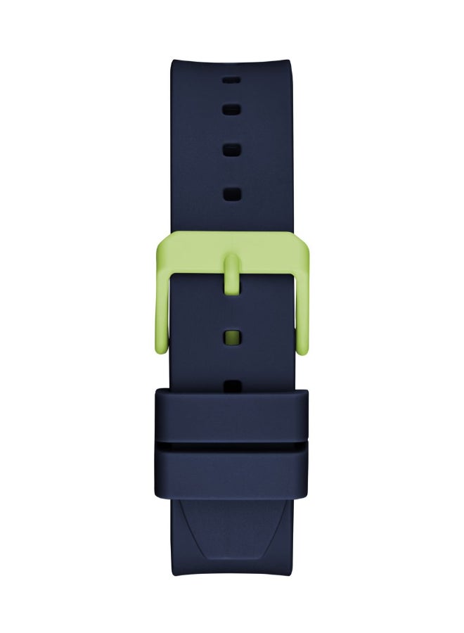 GUESS Blue PU Strap\Blue Dial\Blue Sustainable Nylon Case - Image 3