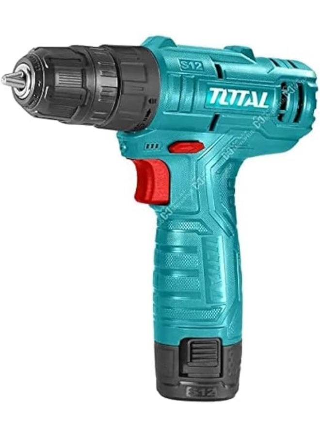 Total TDLI12415 Lithium-Ion cordless drill 12V 10mm - Single Battery - Image 1