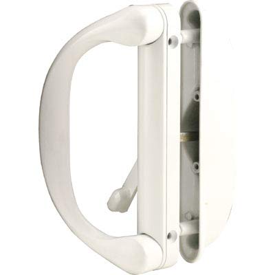 CRL Sliding Patio Door Handle Set For Milgard White (Locking) - Image 1