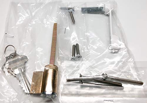 CRL Sliding Patio Door Handle Set For Milgard White (Locking) - Image 4