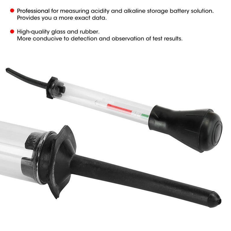 8in Battery Hydrometer Fast Dectection Electro Hydraulic Density Meter Car Repairing Tools - Image 2