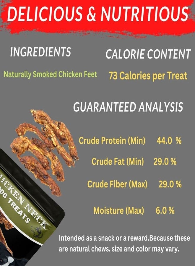 WiggleBoo Healthy & Tasty Dried Treats for Dogs, Puppy - All-Natural Snack Loaded with Protein and Flavor (100grm) (Dried Chicken Neck) - Image 5