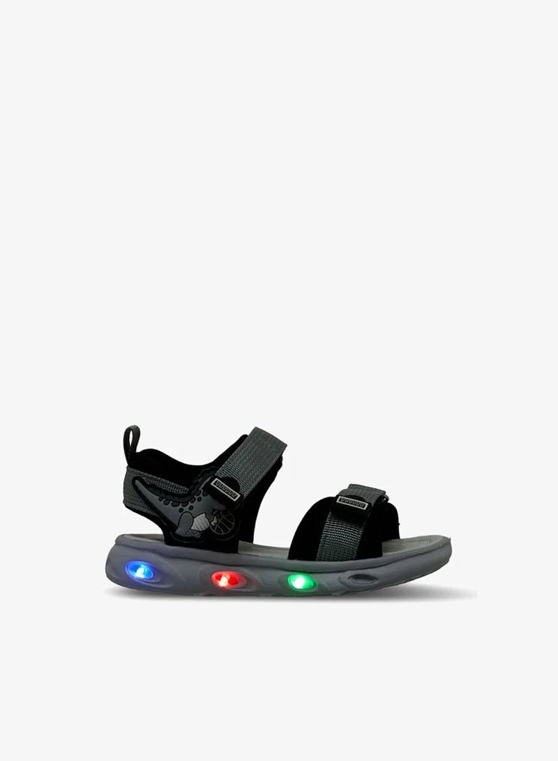 LBL by Shoexpress BLACK Boys Hook & Loop Strap Sandals for Men | Best Price UAE