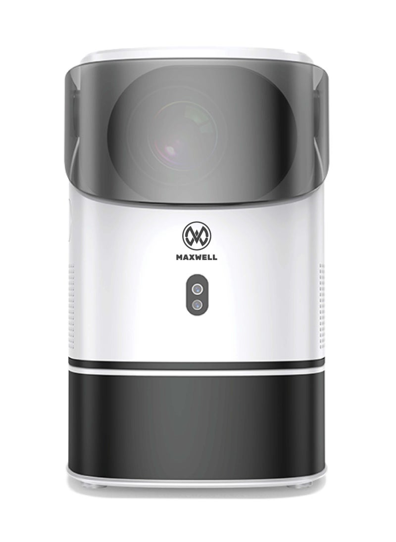 Maxwell Electronics Maxwell Phantom Pro Projector Supports 4k, Built-in Stand, Portable Speaker, Full HD 1080P Resolution, Keystone Correction, Electronic Focus, Hi-Fi Sound System, 5G Wifi, Outdoor/Home Cinema Projector  - Image 3