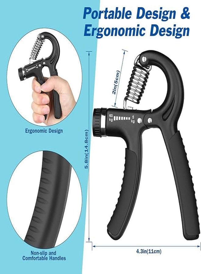 Dr. Care Adjustable Hand Grip Strengthener, Hand Gripper for Men & Women for Gym Workout Hand Exercise Equipment to Use in Home for Forearm Exercise, Finger Exercise Power Gripper - Image 4