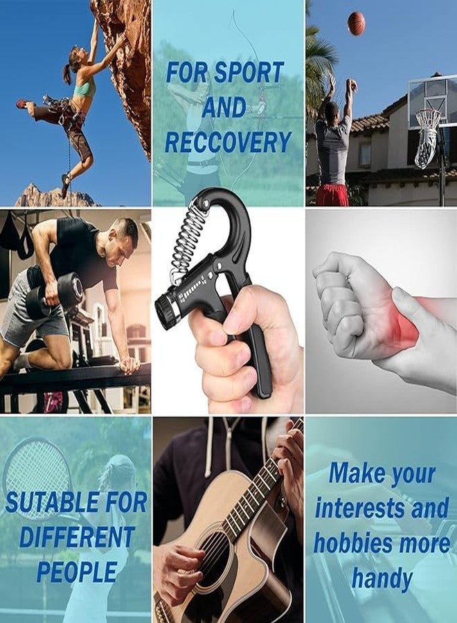 Dr. Care Adjustable Hand Grip Strengthener, Hand Gripper for Men & Women for Gym Workout Hand Exercise Equipment to Use in Home for Forearm Exercise, Finger Exercise Power Gripper - Image 5
