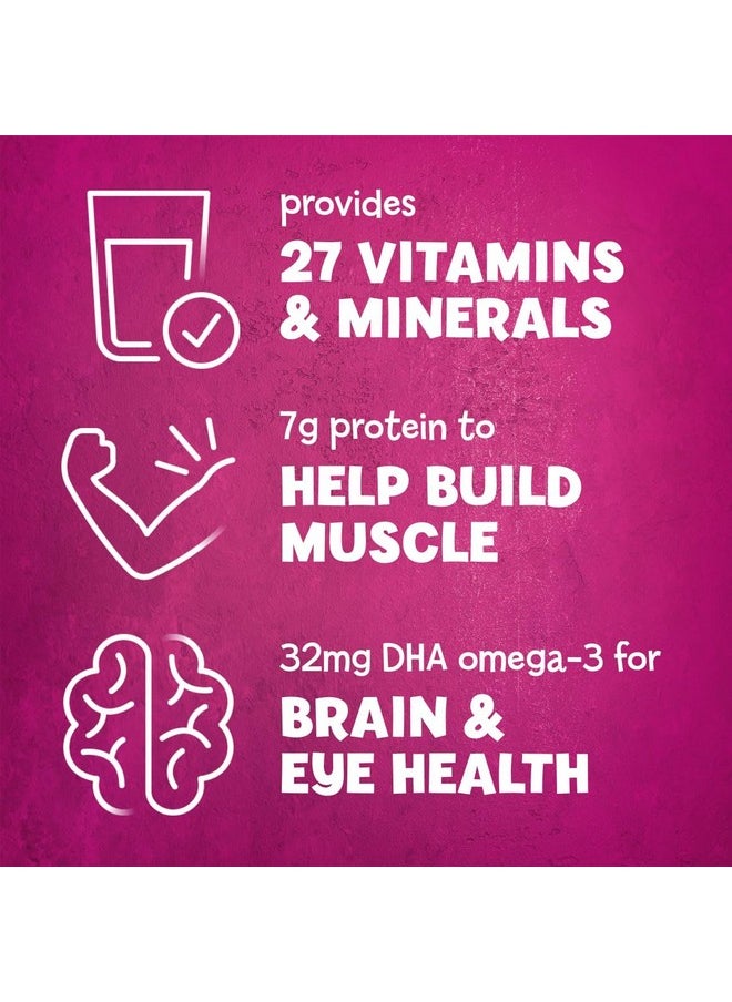 بدياشور - مسحوق مزيج شيك PediaSure Grow & Gain With Immune Support Shake، 23 فيتامين ومعادن، 6 جرام بروتين، يساعد الأطفال على اللحاق بالنمو، خالٍ من الكائنات المعدلة وراثيًا، خالٍ من الجلوتين، شوكولاتة، علبة 14.1 أونصة، عبوة من 6 - 48 وجبة - Image 1