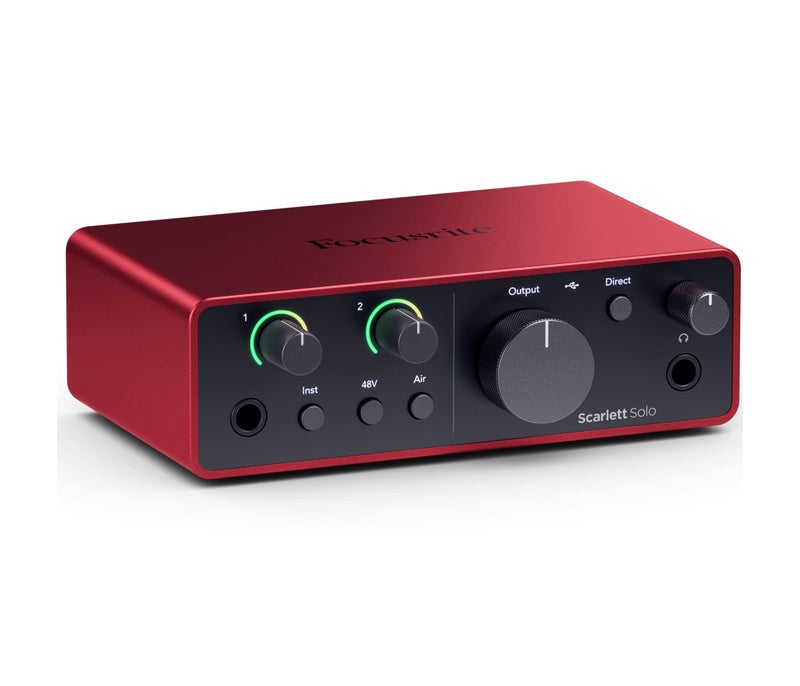 Focusrite Scarlett Focusrite ScarlettSoloS-4 Solo Studio 4th Gen Recording Bundle - Image 2