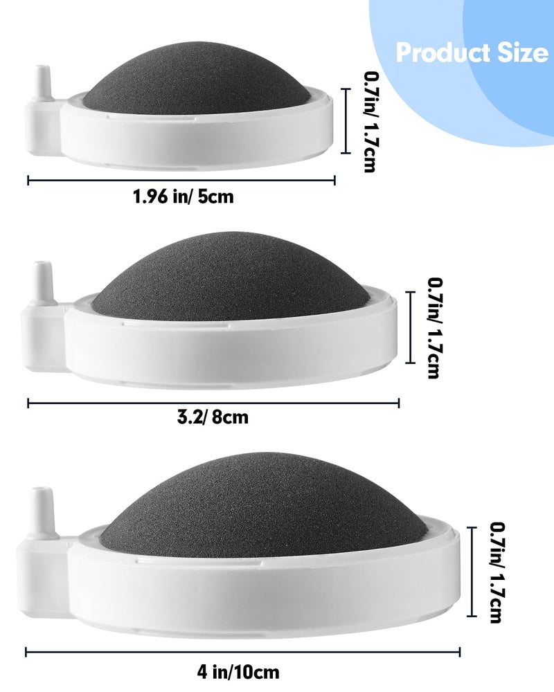 BLOTFISH Air Stone for Aquarium Fish Tank Bubbler, 2 Inch Small Nano Air Bubble Stone Aerator Fish Tank Accessories - Image 5