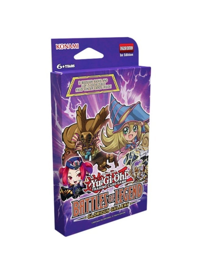 Konami Yu-Gi-Oh! TCG: Battles of Legend: Glorious Gallery 3-Pack Tuckbox - Image 1