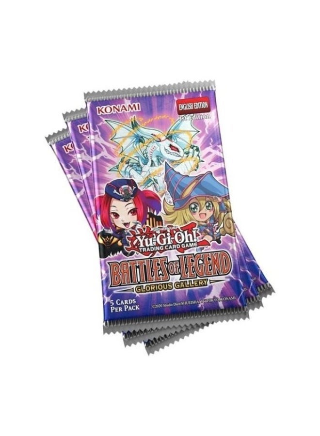 Konami Yu-Gi-Oh! TCG: Battles of Legend: Glorious Gallery 3-Pack Tuckbox - Image 4