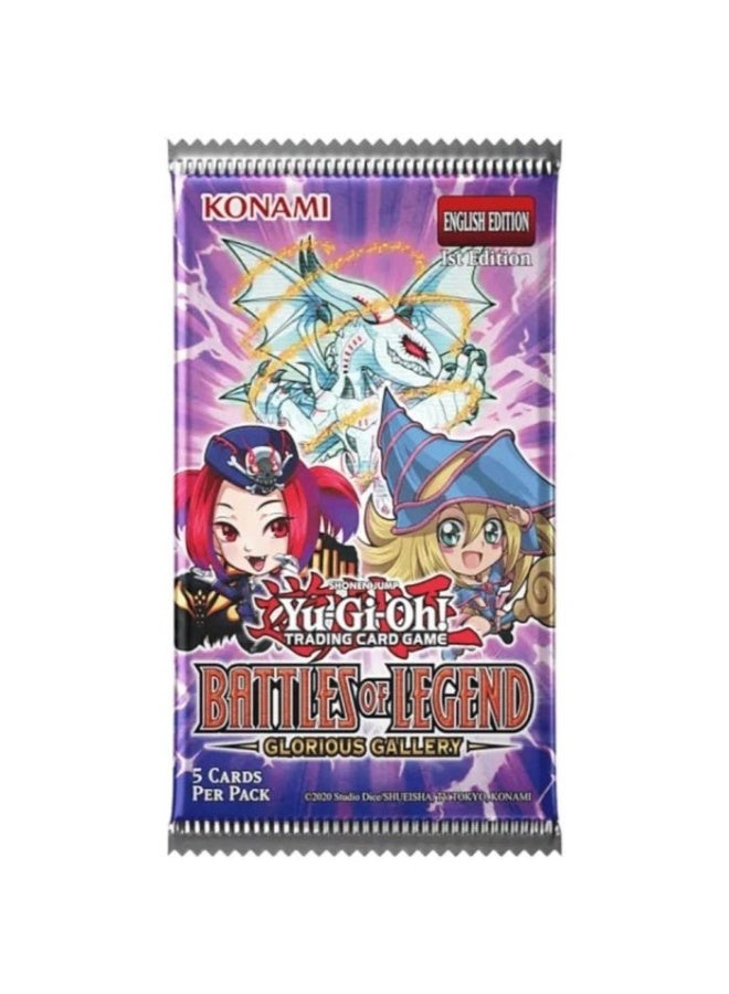 Konami Yu-Gi-Oh! TCG: Battles of Legend: Glorious Gallery 3-Pack Tuckbox - Image 2