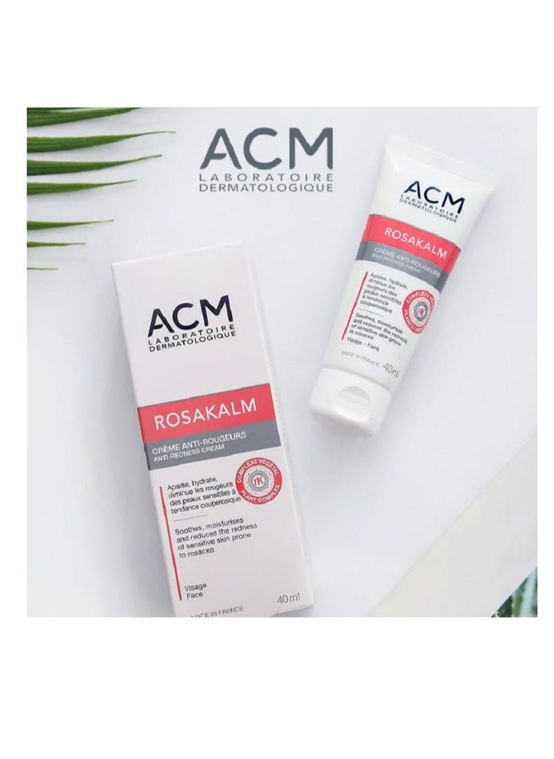 ACM Rosakalm Anti-Redness Cream For Reactive & Sensitive Skin 40ml
