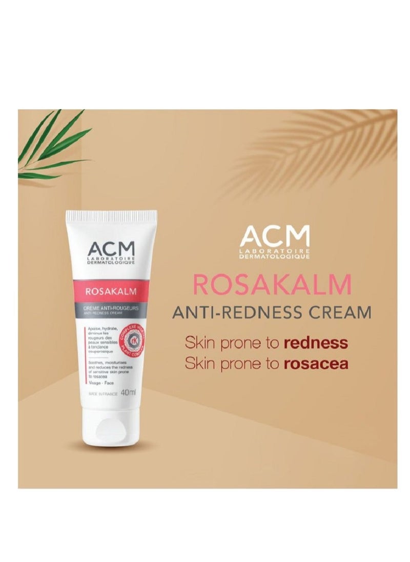 ACM Rosakalm Anti-Redness Cream For Reactive & Sensitive Skin 40ml