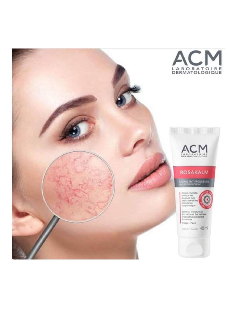 ACM Rosakalm Anti-Redness Cream For Reactive & Sensitive Skin 40ml
