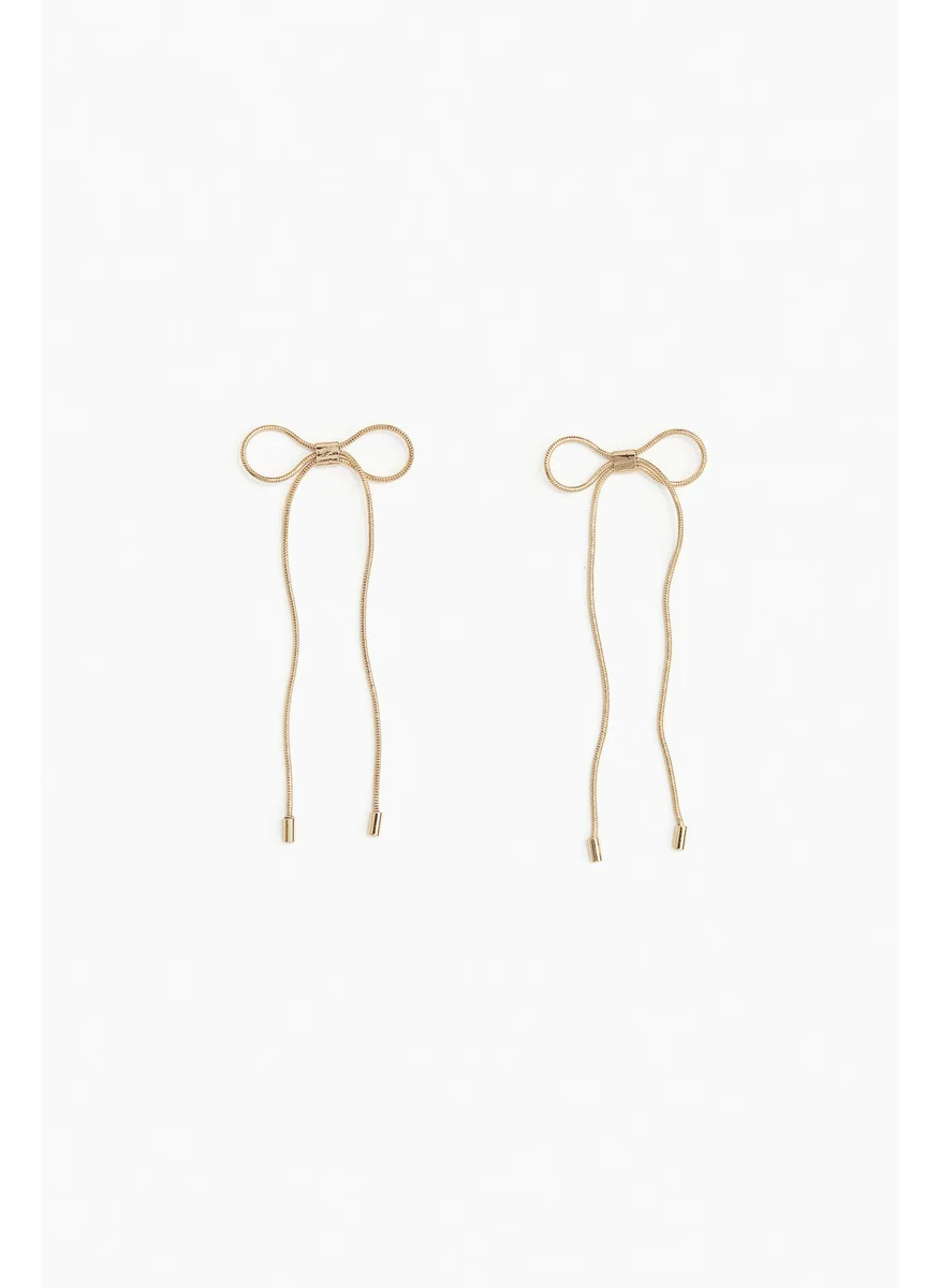 اتش اند ام Bow-Shaped Earrings