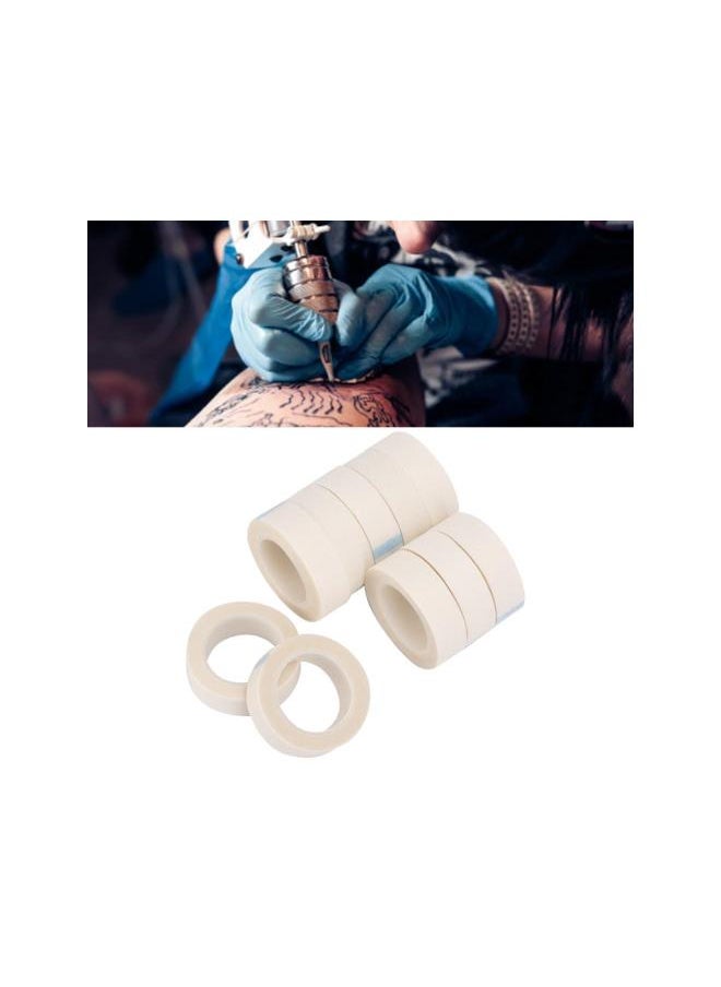 10pcs Disposable Cohesive Tattoo Grip Cover Wrap,Tattoo Bandage Non Woven Fabric Breathable Adhesive Dressing Fixation Tape Tatto Aftercare