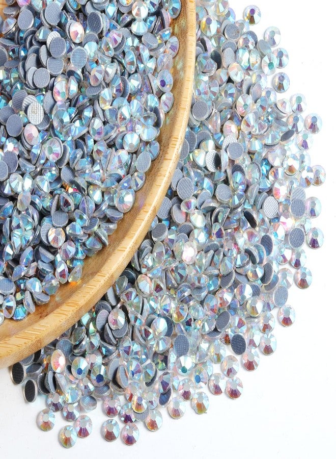 BEADSLAND 6000PCS Hotfix Rhinestones Bulk, Clear AB Rhinestones for Crafts Clothes,Hotfix Crystals DIY Decoration, SS10, 2.7-2.9mm - Image 3
