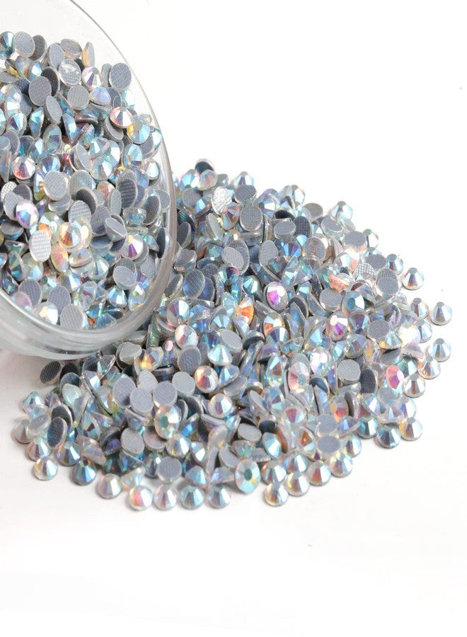 BEADSLAND 6000PCS Hotfix Rhinestones Bulk, Clear AB Rhinestones for Crafts Clothes,Hotfix Crystals DIY Decoration, SS10, 2.7-2.9mm - Image 4