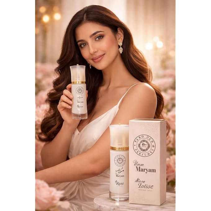 PARO OUD Umm Maryam Ma I Rose Body Lotion I French Rose Fragrance I Long-Lasting I for All Skin Types I Women & Men - Image 1