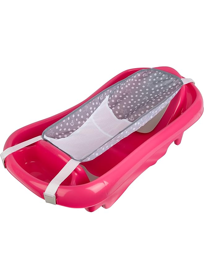 ذا فيرست ييرز حمالة الحوت الوردية من Sure Comfort Tub - Image 1