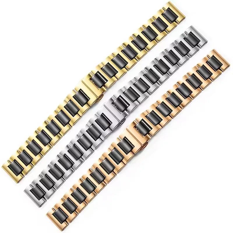 Bluejw Valentine's Day Replacement Ceramic Watch Band for Apple Watch 38mm 40mm 42mm 44mm – Stainless Steel Strap Compatible with All Series - Image 3
