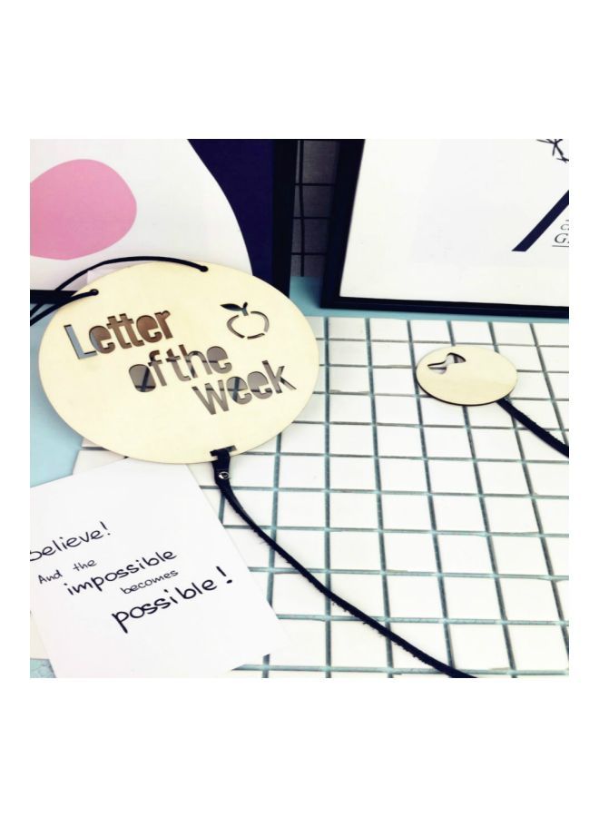 نيبمينينت حبل من جلد البقر لديكور الحائط بيج / أسود 17x3x17سم