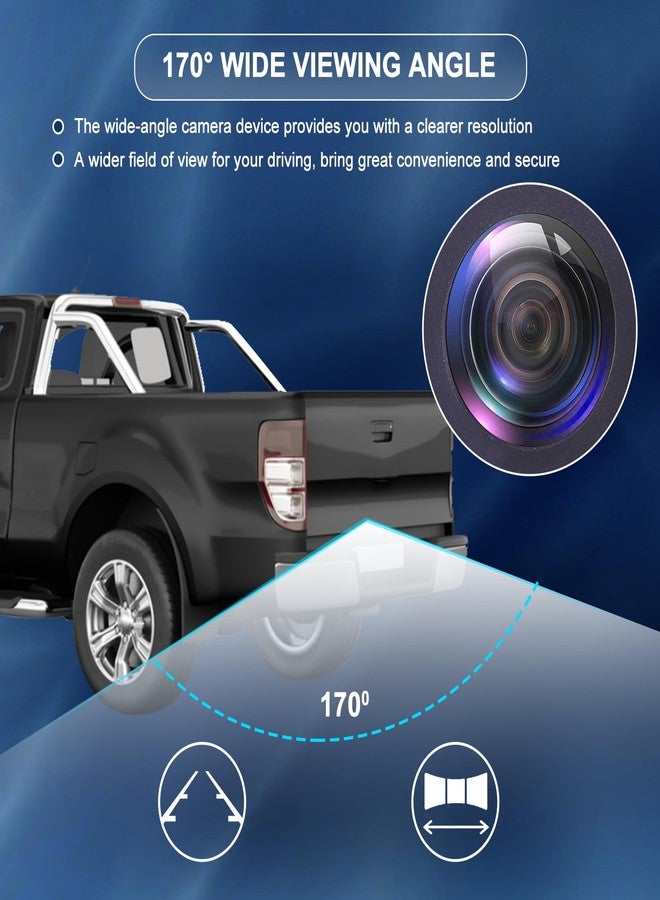 Partselect F2GZ-19G490-A Rear View Backup Camera Replacement for Ford Edge 2015 2016 2017 2018 2.0L L4 / 2.7L 3.5L V6 Back Up Camera Replaces# F2GZ19G490A - Image 5