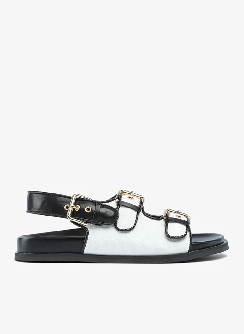 فايور Stylish Multi-Buckle Open-Toe Sandal AJ 013