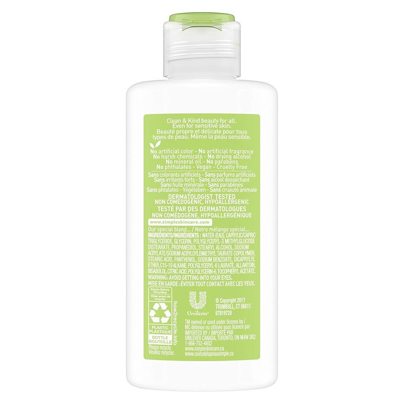 Simples Replenishing Moisturizer for Hydration Sensitive Skin 42 Ounce - Image 3