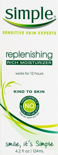 Simples Replenishing Moisturizer for Hydration Sensitive Skin 42 Ounce - Image 2