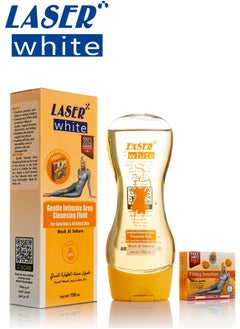 LASER WHITE Gentle Intimate Area Cleansing Fluid Musk Al Tahara 150ml 