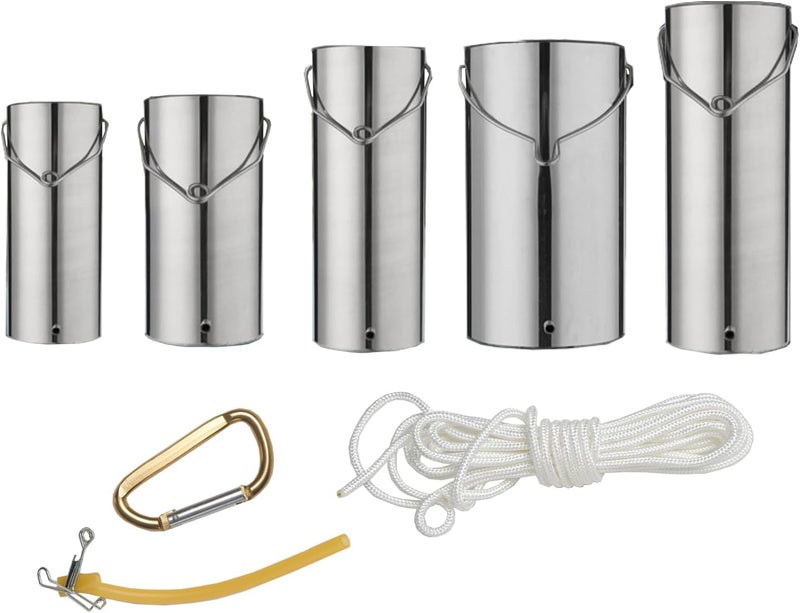 Water Sampler Collector - Durable Stainless Steel Sampling Barrel for Rivers, Lakes, Wastewater, Deep Water - Ideal for Water Quality Testing - Image 2