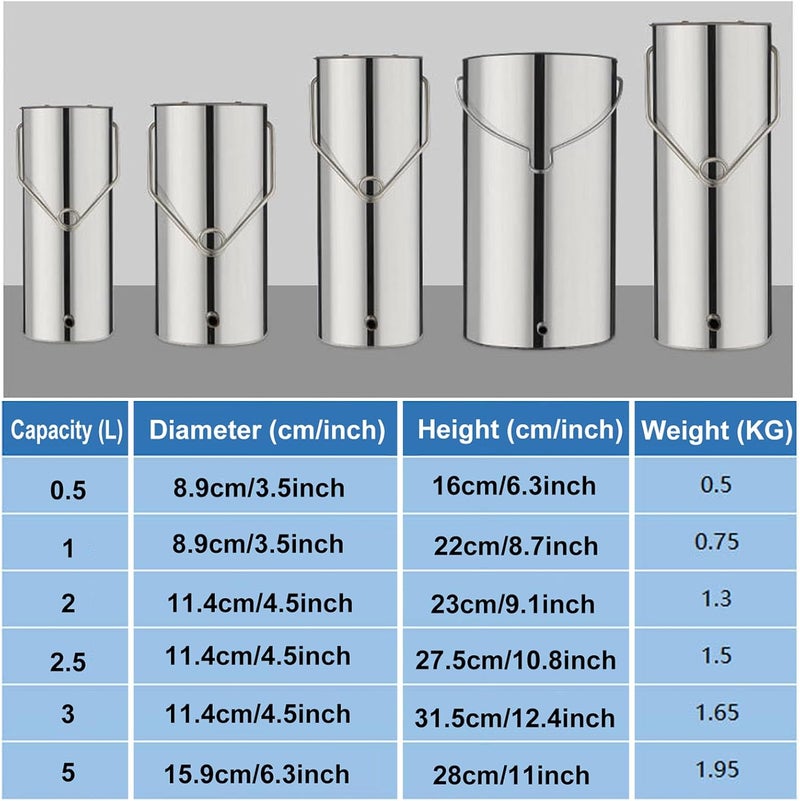 Water Sampler Collector - Durable Stainless Steel Sampling Barrel for Rivers, Lakes, Wastewater, Deep Water - Ideal for Water Quality Testing - Image 4