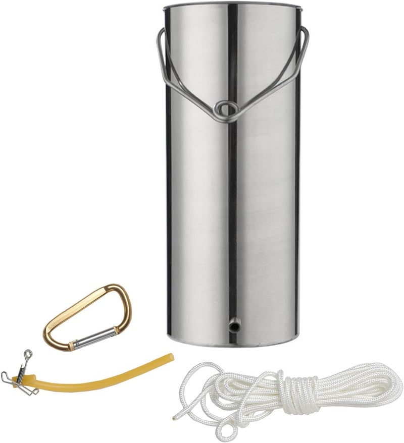 Water Sampler Collector - Durable Stainless Steel Sampling Barrel for Rivers, Lakes, Wastewater, Deep Water - Ideal for Water Quality Testing - Image 1