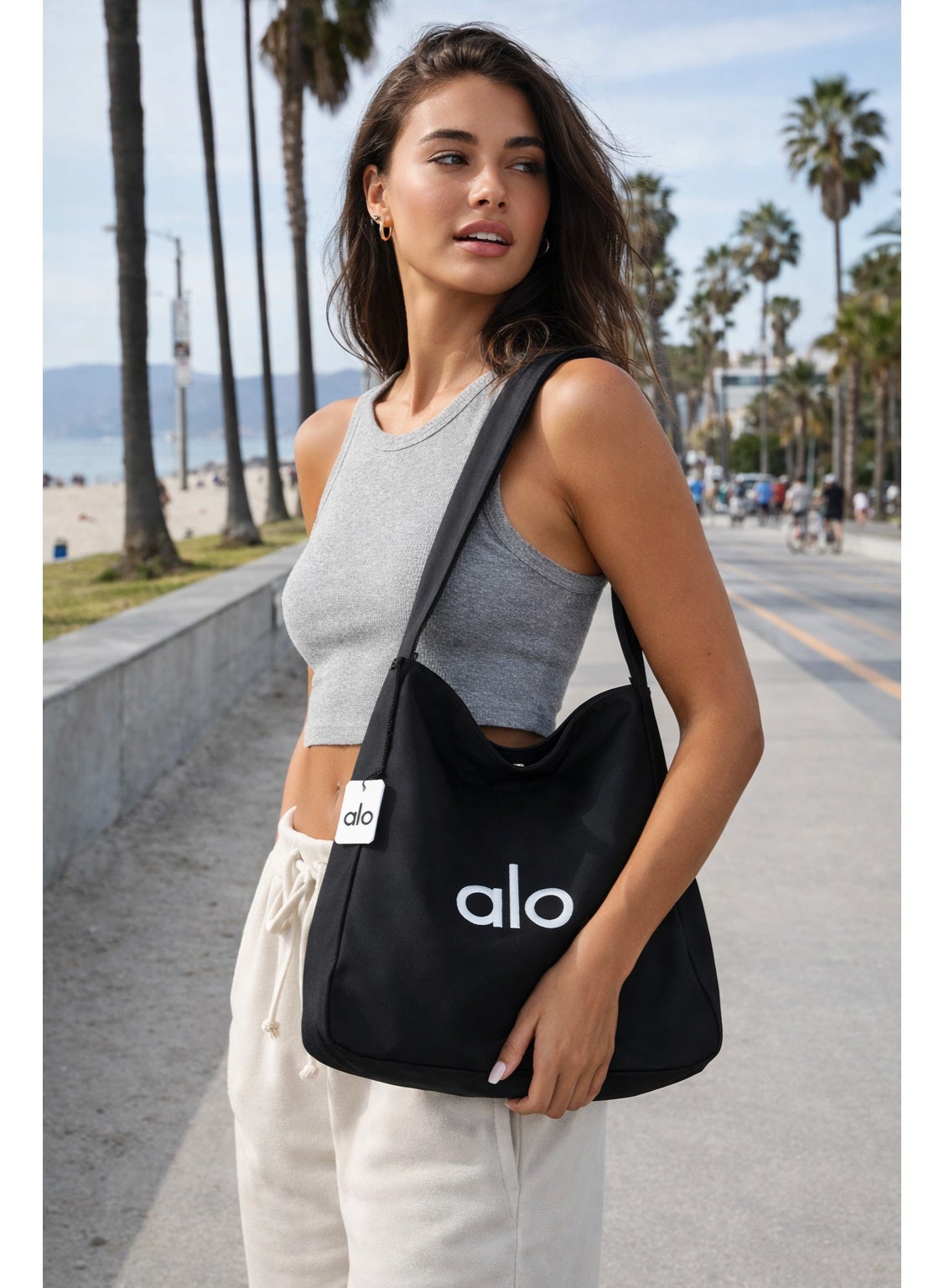 Alo Yoga Alo Yoga Women's Shoulder Bag – Lightweight Nylon