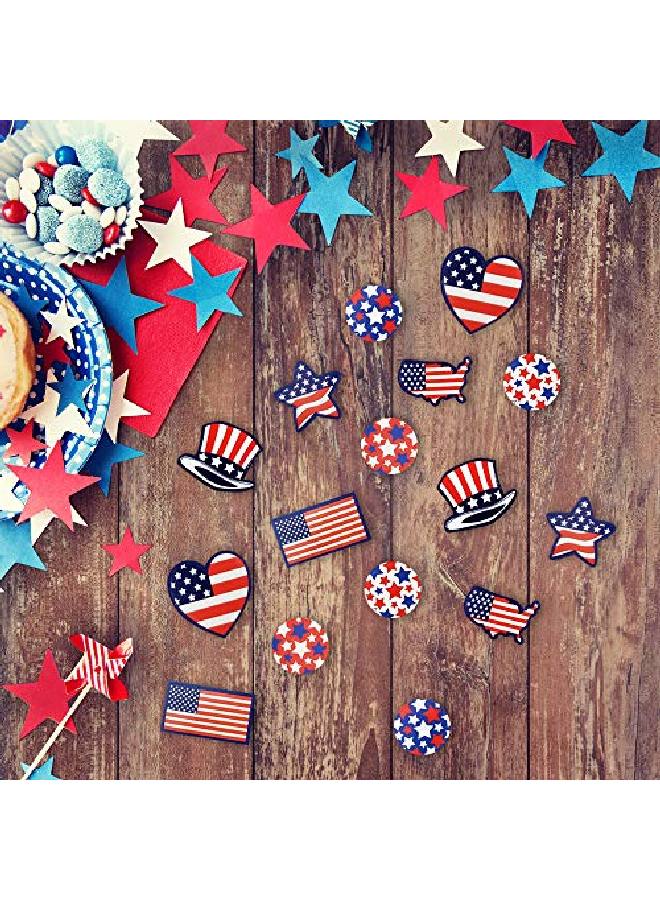 ArtCreativity Assorted Usa Patriotic Stickers 100 Sheets With Over 1600 Stickers Of Us American Flag Map And Stars Red White And Blue Decorations For Fourth Of July Memorial Veterans Day  - Image 4