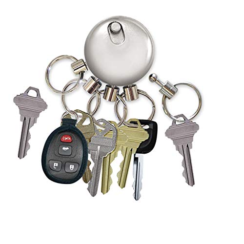 Lucky Line Key Release Key Chain; 1 Per Card (42701),Silver - Image 3