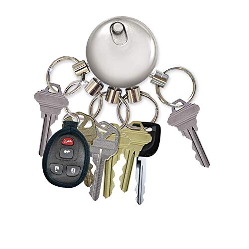 Lucky Line Key Release Key Chain; 1 Per Card (42701),Silver - Image 2