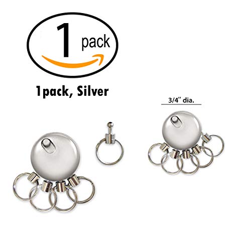 Lucky Line Key Release Key Chain; 1 Per Card (42701),Silver - Image 4