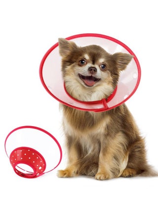 Dog Cones for Small Dogs, Adjustable 8-9.6 Inches Soft Lightweight Elizabethan Collar for Small Dogs and Large Cats to Stop Licking Wounds After Surgery(Red) - pzsku/ZE6565304018EC1CC2129Z/45/1743360066/bb04f5c9-dbe2-4410-9250-8b396be1a477