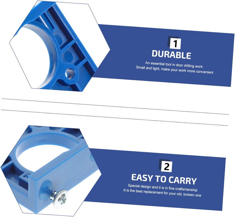 Uonlytech 4pcs Cabinet Hinge Hinge Door Template Router Cabinet Handle Tool Hardware for Cupboard Doors - Image 2