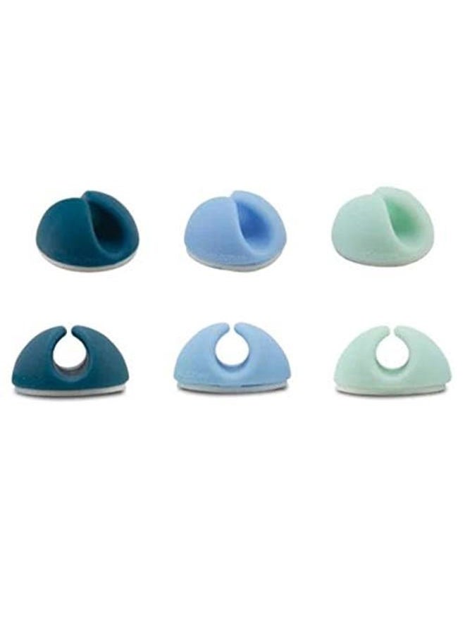 blueLounge CableDrop Mini, 9pcs - Ombre Blue - Image 4